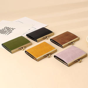 Portefeuille porte-cartes en cuir de vache véritable Andong pour femmes, portefeuille rétro à la mode, petits portefeuilles de poche pour femmes - Product Image 2