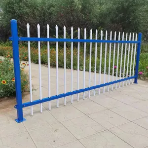 Besi tempa ornamen kualitas tinggi dan bingkai baja pagar dekoratif logam aluminium untuk gerbang taman keluarga dan keamanan kolam