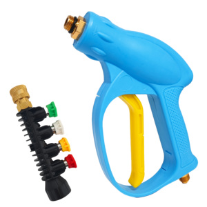 Pistolet à eau professionnel haute pression avec raccord rapide pour l'arrosage de la cour et le nettoyage des terrasses - Product Image 2
