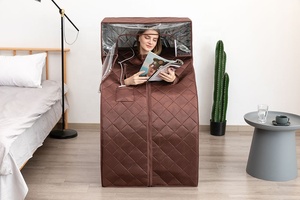 Venta al por mayor <span class=keywords><strong>Sauna</strong></span> de infrarrojos portátil Spa, una persona en casa <span class=keywords><strong>Sauna</strong></span> de cuerpo completo con almohadilla de pie de calefacción - Product Image 5