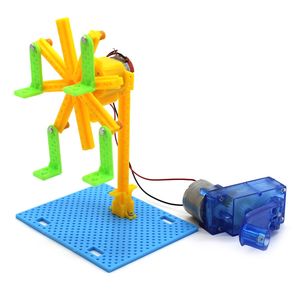 Kit de modèle de grande roue éducatif STEM OKYN-G6800 à faire soi-même avec manivelle, jouet de construction en plastique pour enfants - Product Image 3