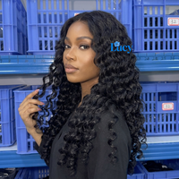 Extensions de cheveux naturels bouclés Remy bruts cambodgiens et birmans, double trame machine, cuticules vierges, bouclés ondulés, vente en gros