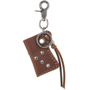 Mode Vintage cuir porte-clés ornement rétro briquet étui porte-clés décor luxe hommes sac à dos portefeuille voiture clé pendentifs cadeaux - Product Image 2
