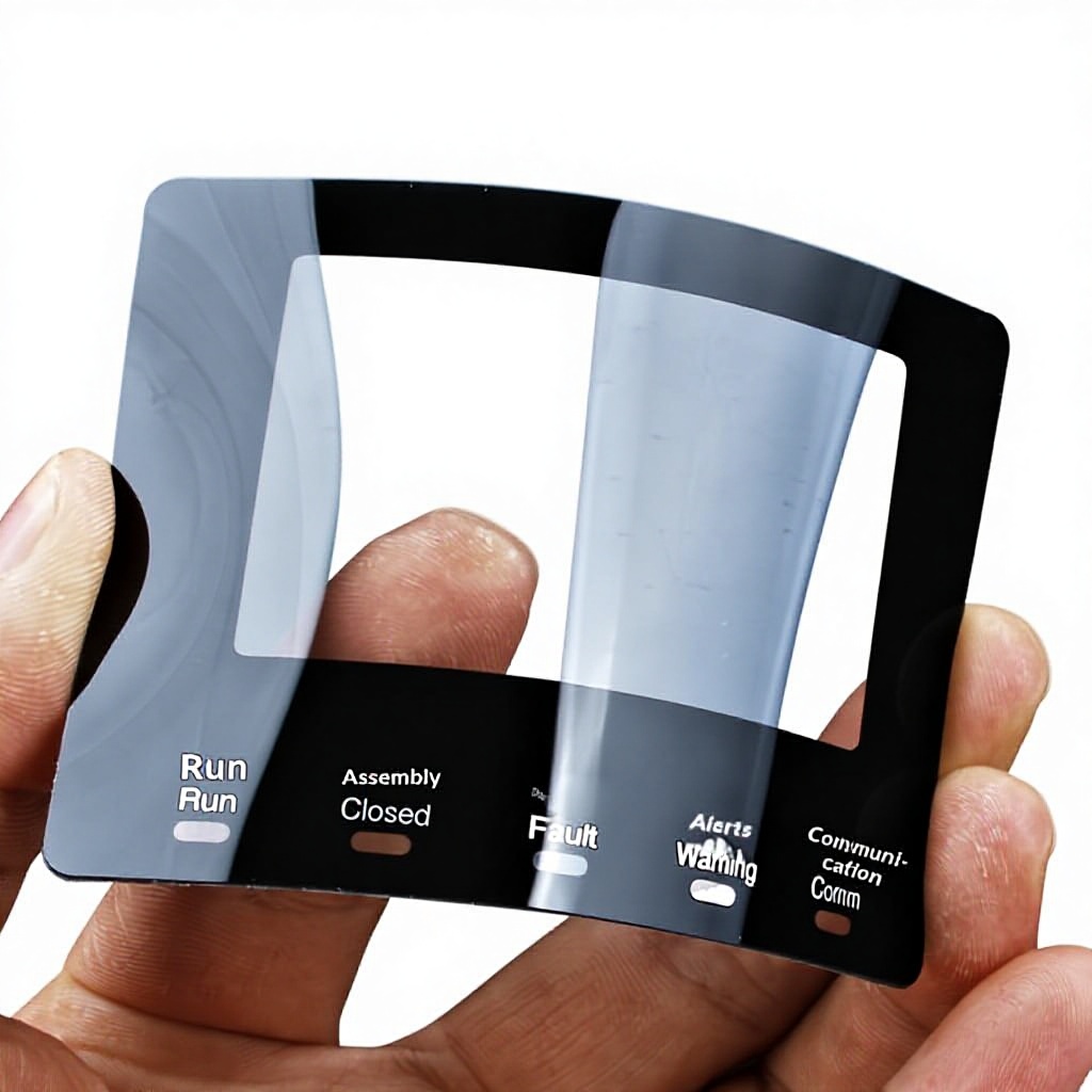 Custom-Made Digital Printing Clear Membrane Keyboards PVC PC PET Instrument Panel Surface Film Faceplate Label Plastic