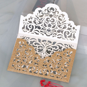 Venta Directa de Fábrica, Tarjetas de Felicitación 3D con Recubrimiento, Modernas, Ecológicas, con Corte Láser, para el Día de la Madre, con Sobre - Product Image 2