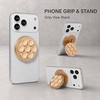 Support de téléphone universel à ventouse magnétique puissant avec anneau, support de bureau et béquille en aluminium pour iPhone Samsung Android EU OEM