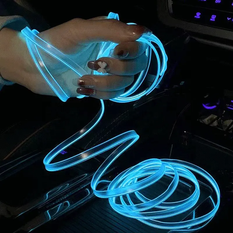 3.4mm Vehicle Auto Flexible Strip Led Ambient Lighting Car Atmosphere Lights