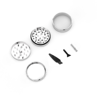 VA Wholesale Smoking Accessories Premium Herb Grinder Luxury Portable Custom Stainless Steel Diamond Grinder Herb for Smoke Shop