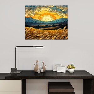 Kit de peinture par numéros personnalisé sans cadre, art mural horizontal pour adultes, décoration - Product Image 6