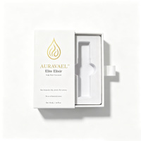 Boîte rigide blanche élégante avec insert en mousse pour flacon de 30 ml, emballage haut de gamme pour parfum, huiles essentielles et elixir d'élite