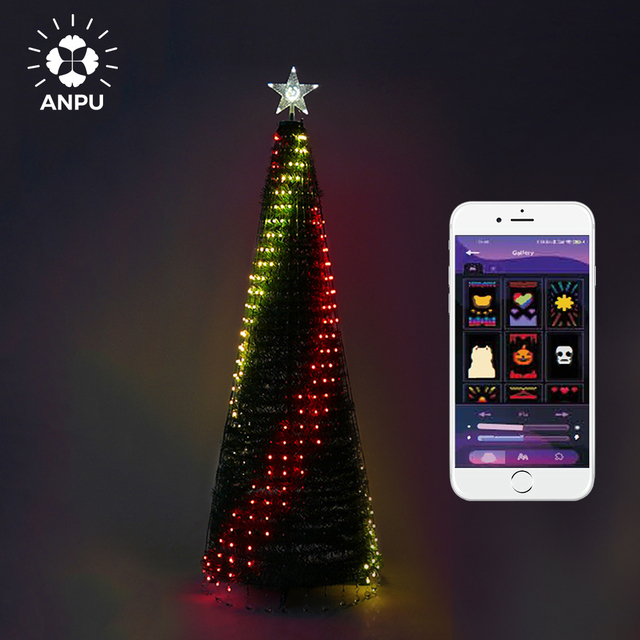 Smart Led Christmas Light Remote Control IP65 Rated Dimmable Fairy String Lights for Holiday Decoration with Customizable Length