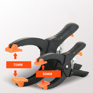 Pinces à main à cliquet de 6/8 pouces pinces à ressort Force d'ouverture de la mâchoire <span class=keywords><strong>pince</strong></span> en nylon en plastique <span class=keywords><strong>bricolage</strong></span> pour la fixation du collage - Product Image 2