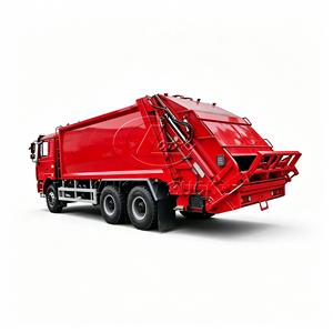 Camion de ramassage des déchets à compression SHACMAN Delong 6x4 robuste de 23 m³ avec double pont arrière - Product Image 3