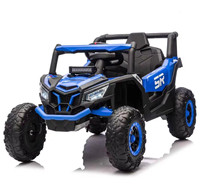 Voiture électrique 12V 4x4 pour grands enfants, jouet électrique UTV avec télécommande parentale, pneus en plastique, 4 amortisseurs