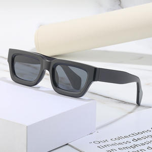 Lunettes de soleil de style steampunk à petite monture, unisexe, protection UV400, en polycarbonate léger, emballage en boîte, C1 Vert Gris, C9 Gris, C5 Blanc Gris - Product Image 4