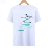 Nouveau T-shirt décontracté pour homme 2026, imprimé, respirant, en pur coton, doux pour la peau, T-shirt épais à manches courtes pour homme