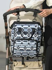 Mochila Pañalera ZE Resistente de Oxford con Forro de Poliéster, Multifuncional para Artículos de Bebé, Capacidad Inferior a 20L - Product Image 4