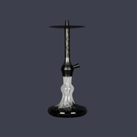 Ensemble de chicha en aluminium de taille moyenne, à un seul tuyau, de qualité supérieure, style arabe, vente en gros, direct usine