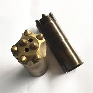 34mm 12 Degree Customizable Drill Bit Mining Machine Parts From Manufacturer Rock Drill 12 Degrees Long Skirt Tapered Button Bit