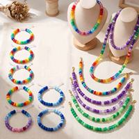Lot de 28 compartiments de perles acryliques multicolores à grand trou pour bracelets Kandi, tresses de cheveux et kits d'artisanat