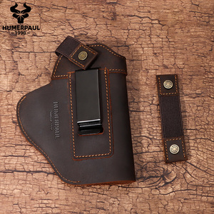 Humerpaul ซองปืนหนังแท้อเนกประสงค์พร้อมสายคาดแบบซ่อนสำหรับปืนพกทุกขนาด - Product Image 6