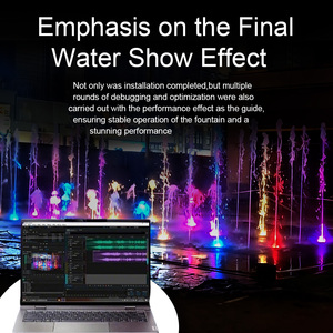 Fontana Musicale Danzante Subacquea a LED Personalizzata in Acciaio Inossidabile per Esterni, per Decorazione di Piazze e <span class=keywords><strong>Vista</strong></span> sulle Acque - Product Image 4