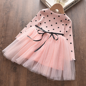 <b>Bear</b> Leader 2019 Brand Children Clothing Ball Gown Dot Print Kids Clothes Girl's Dresses - Product Image 2