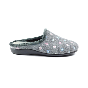 New Styles Thick Soled Indoor Outdoor Flower Embroidered <strong>Felt</strong> Women <strong>slippers</strong> - Product Image 3