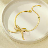 Bracelet en acier inoxydable plaqué or 18 carats avec chaîne serpent, motif numérique tendance pour fête ou cadeau