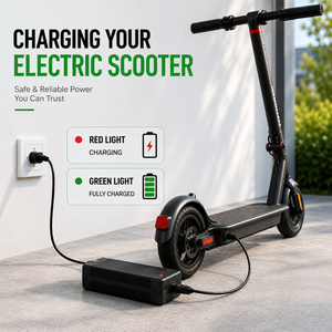 Cargador de Batería para Patinete <span class=keywords><strong>El</strong></span>éctrico Negro de 42V 2A para Batería de Litio de 36V, Cargador para Xiaomi Segway con Enchufe Europeo - Product Image 4