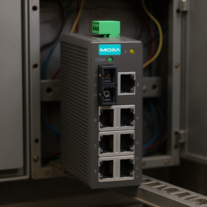 โมซ่า EDS-208-M-SC สวิตช์อีเธอร์เน็ตแบบไม่มีการจัดการ 8 พอร์ต สำหรับติดตั้งบนราง DIN สำหรับอุตสาหกรรม - Product Image 3