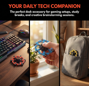 <span class=keywords><strong>Fidget</strong></span> Spinners Transformables 4 Pièces Jouets Sensoriels Anti-Stress pour Enfants et Adultes - Product Image 4