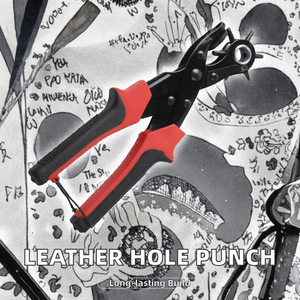 DIY <b>Leather</b> Hole Punch Kit OEM Option Heavy-Duty Rotary Punch with 6-Hole Capacity Hand <b>Tool</b> - Product Image 2