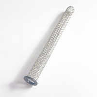Tube filtrant en maille réutilisable en acier inoxydable 304 316, filtre cylindrique industriel