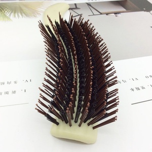 Brosse coiffante multifonctionnelle pour cheveux bouclés, brosse à cheveux compacte ergonomique pour salon de coiffure, douce pour les cheveux - Product Image 4