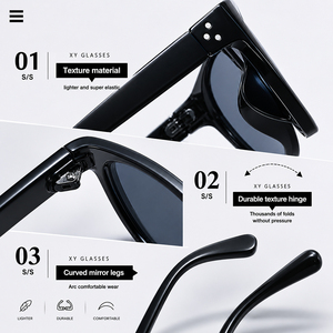 Nuovi Occhiali da Sole Personalizzati Stile Anni '90 UV400 OEM ODM, Occhiali da Sole Unisex Stile Pilota di Alta Qualità - Product Image 2
