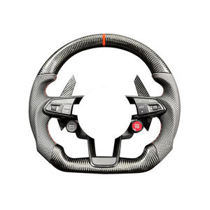 Volant de voiture en fibre de carbone pour <span class=keywords><strong>Audi</strong></span> R8 <span class=keywords><strong>Tt</strong></span> Mk2 <span class=keywords><strong>Mk3</strong></span> B8 <span class=keywords><strong>RS</strong></span> TTS Ttrs Rs3 Rs6 RS4 RS5 RS7 A3 D3 A4 A5 A6 C6 A7 A8 A1 Q3 Q5 Q7 - Product Image 5