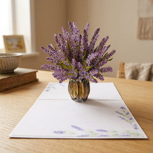Carte 3D JUNJIN Fête des Mères Papillon, Papier Imprimé par Transfert Thermique, Fleurs Sculptées, Vœux de Fêtes, Bouquet Cadeau, Carte Pliante - Product Image 3