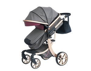 Cochecito Clásico High View con Capota, Mosquitera, Arnés <span class=keywords><strong>de</strong></span> 5 Puntos, Suspensión en las Ruedas, <span class=keywords><strong>de</strong></span> 0 a 3 Años - Product Image 5