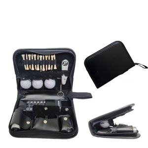 Bolsa multifunción de golf de piel sintética, kit de herramientas, bolsa de transporte, telémetro, cuchillo, cepillo, clip para pelotas, tee, accesorios de golf - Product Image 6