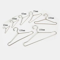 Élégant Cintre en Fer Doré Rose 4CM pour Poupée BJD, Mini Cintre à Vêtements pour Bébé, Cadeau de Naissance au Crochet ou Tricoté