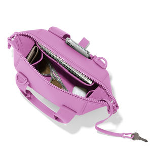 Bolsa de viaje pequeña rosa de tendencia del mercado al por mayor, bolsa de neopreno impermeable, bolso de gimnasio multifunción, bolsa de lona para mujer - Product Image 5