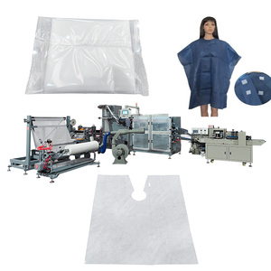 Bata de Baño Automática de Tela No Tejida, Kimono Desechable de PP, Capas para Salón de Belleza, Capa para Estilista y Barbero - Product Image 1