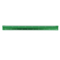 Règle de balance triangulaire en alliage d'aluminium, 30cm, noire, de bonne qualité, pour étudiants poste chiffon