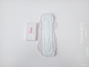 Serviettes hygiéniques jetables en coton biologique super absorbantes avec ailettes anti-fuites - Product Image 2