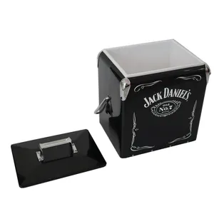 Retro Ice Chest Cooler with Bottle Opener 13L