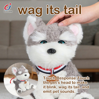 Chengji Meilleures ventes : Jouet en peluche robot AI musical avec puce, nouveau design, chien en peluche réaliste et animé avec mouvements simulés