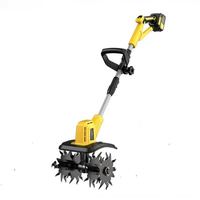Nouvelle motobineuse agricole micro-rotative au lithium-ion, motobineuse électrique pour usage domestique, décompacteur de sol, petite motobineuse rotative bleue/jaune/rouge