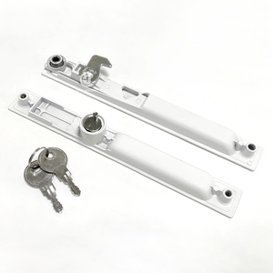 อุปกรณ์ฮาร์ดแวร์ประตูและหน้าต่างอลูมิเนียมเพื่อความปลอดภัย ตัวล็อคหน้าต่างบานเลื่อน ตัวล็อคหน้าต่างอลูมิเนียมพร้อมกุญแจ - Product Image 5