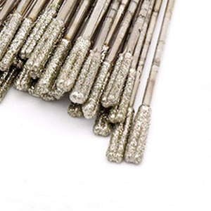 1pcs 0.8-2.4mm Foret diamanté <span class=keywords><strong>Aiguille</strong></span> solide pour bijoux Céramique Jade Agate Ambre Pierre Céramique Outils électriques - Product Image 5